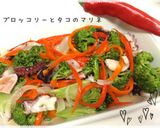 レンジで簡単＊ブロッコリーと蛸のマリネ作り方7写真