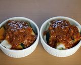 ベジ・キーマ・カマンベールココット焼き作り方6写真