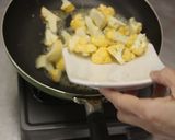 こりこりカリフラワーのドレッシング蒸し作り方4写真