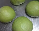 抹茶の食パン・あんこを巻いて作り方2写真