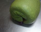 抹茶の食パン・あんこを巻いて作り方5写真