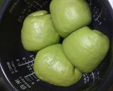抹茶の食パン・あんこを巻いて作り方6写真
