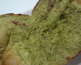 抹茶の食パン・あんこを巻いて作り方9写真