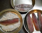 イワシのお好み焼き風作り方3写真