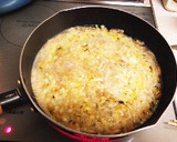 簡単♡桜えびと天かすの揚げない玉子とじ丼作り方6写真