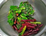 ササッと つるむらさきの胡麻和え作り方1写真