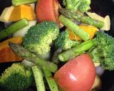土鍋タジン風でホクホク温野菜サラダ作り方1写真