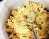 秋味ケーキ☆たっぷりリンゴ&干し柿☆作り方6写真