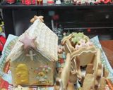 お菓子の家 クリスマス 誕生日に♪作り方10写真
