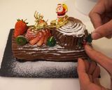 フライパン クリスマスブッシュドノエル作り方19写真