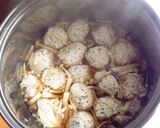 簡単！鳥ミンチとひじきのあんかけ生姜団子作り方3写真