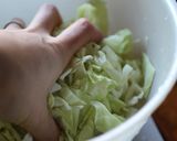 切り昆布入りの和風コールスローサラダ作り方1写真