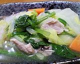 白菜&豚肉&残り野菜で!あったかスープ煮作り方5写真