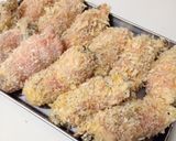 椎茸、舞茸で松茸風味の肉巻きフライ作り方3写真