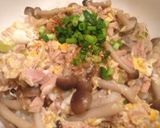 【お鍋一つ♩】シーチキンとしめじの丼作り方5写真