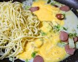 柚子胡椒と牛乳で簡単カルボナーラ風パスタ作り方7写真