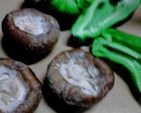 時短☆甘酢ソースの椎茸★ピーマンの肉詰作り方1写真