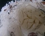 きのこたっぷりきしめんクリームパスタ作り方4写真