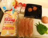簡単ヘルシー♪鶏ささみの梅しそフライ作り方1写真