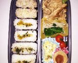 人気超時短!一本で三色おにぎらず高菜鮭☆作り方11写真