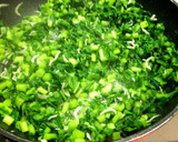 ちりめんじゃこと大根菜の醤油炒め作り方3写真