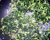 ちりめんじゃこと大根菜の醤油炒め作り方4写真