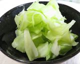 電光石火で一品「塩茹でキャベツ」作り方4写真
