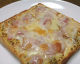 朝食に♪ベーコンチーズトースト作り方2写真
