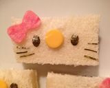 ひとくち＊キティちゃんサンドイッチ作り方4写真