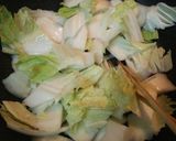 白菜とホタテのミルク煮作り方4写真