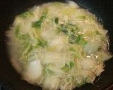 白菜とホタテのミルク煮作り方6写真
