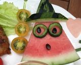 終わりゆく夏・・・メガネのスイカ君作り方9写真