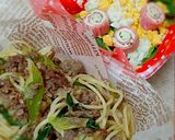 簡単♡九条ねぎですき焼きパスタ~♬作り方12写真