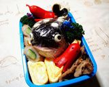 キャラ弁　ジンベイザメ作り方9写真