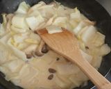 白菜としめじの豆乳クリーム煮作り方4写真