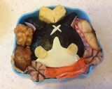 妖怪ウォッチ☆フユニャンのキャラ弁^_−作り方7写真