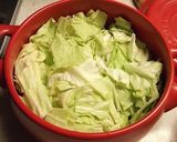福神漬で♪ソーセー人温野菜鍋作り方1写真