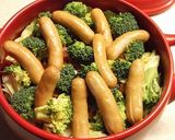 福神漬で♪ソーセー人温野菜鍋作り方5写真
