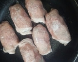 野菜とチーズ入り☺里芋のとろとろ肉巻き作り方4写真