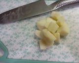 本格♡明太子とじゃがいものクリームパスタ作り方1写真