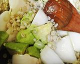 蕪とアボカドのプチプチ押し麦まとうソテー作り方10写真