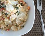 蟹かぶクリームパスタ作り方7写真