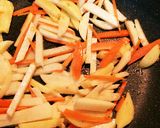 じゃがいもと牛肉のカレー炒め作り方2写真