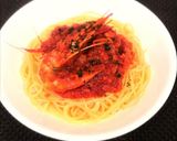 赤えびのトマトパスタ♪作り方7写真