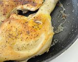 フライパンで簡単！骨付きローストチキン作り方12写真