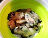 牡蠣の塩ポン酢炒め**作り方2写真