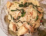 ニラとササミの素麺チャンプル♪作り方6写真