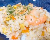 ランチに！炊飯器任せの簡単えびピラフ♪作り方4写真