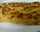 お弁当にもオススメ ネギの卵焼き作り方4写真