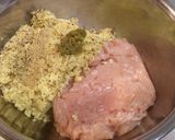 さつまいもタップリのチキンバーグ作り方1写真